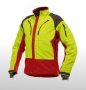 AX-MEN Forstjacke ISO rot/gelb
